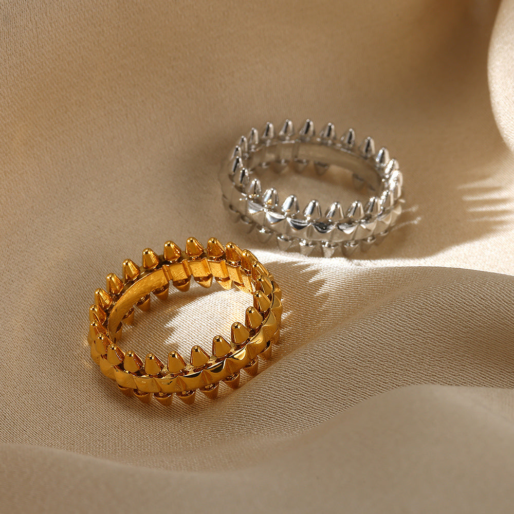 Studded Bullet Ring