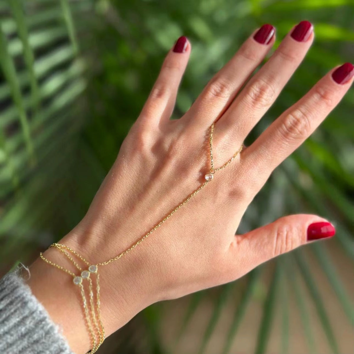 Lilia Hand Chain Bracelet