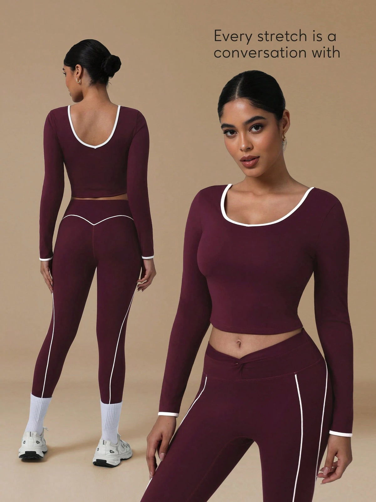 Contrast Trim Sports Set