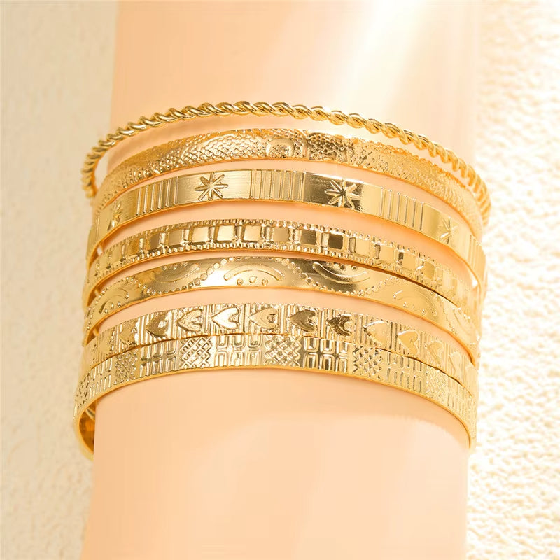 7-piece Bangle Bracelet Set