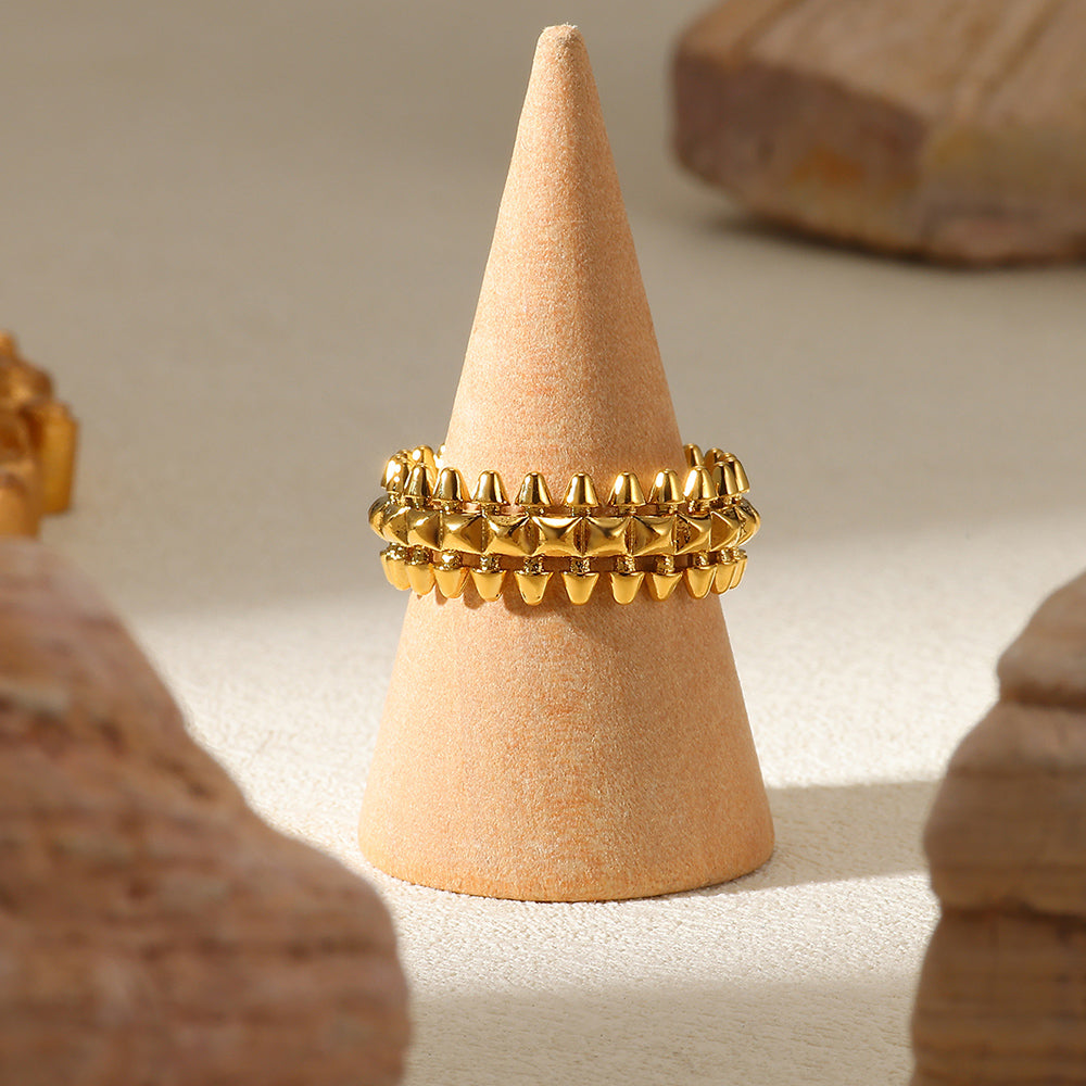 Studded Bullet Ring