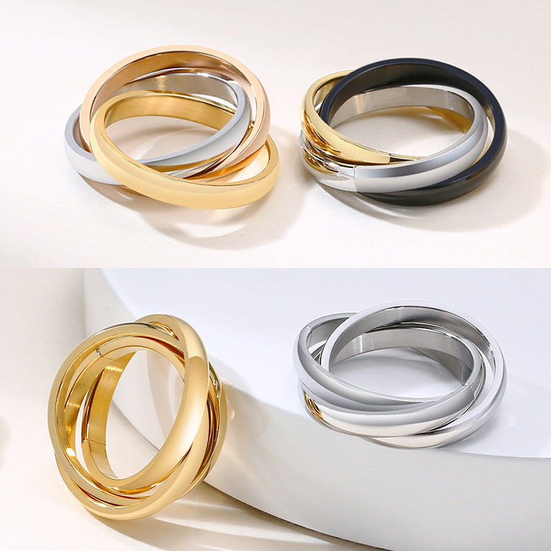 Trinity Interlocked Ring