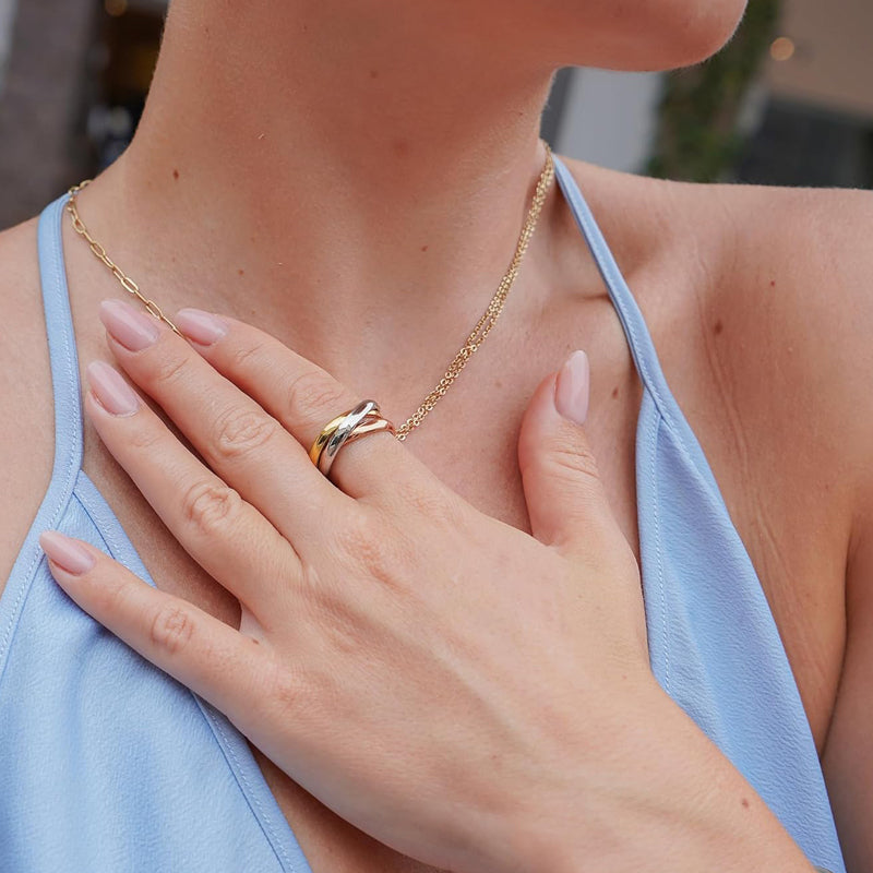 Trinity Interlocked Ring