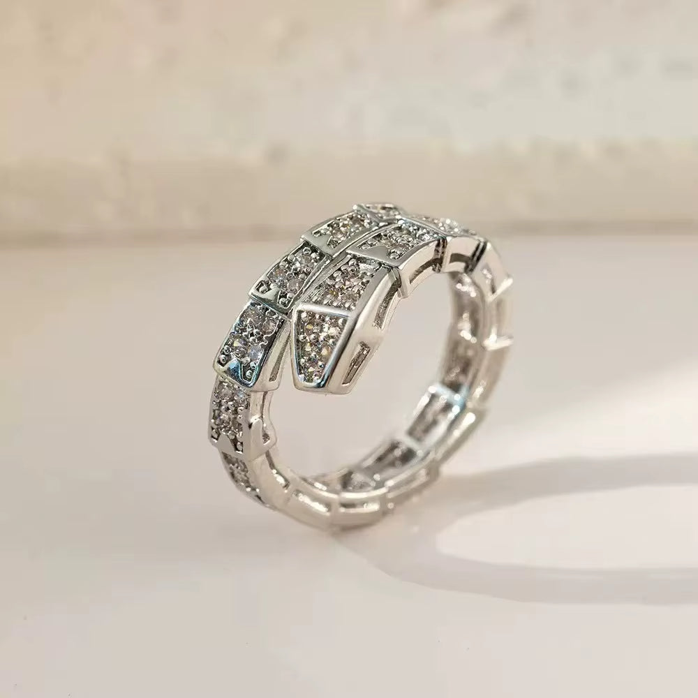 Pavé Serpent Ring