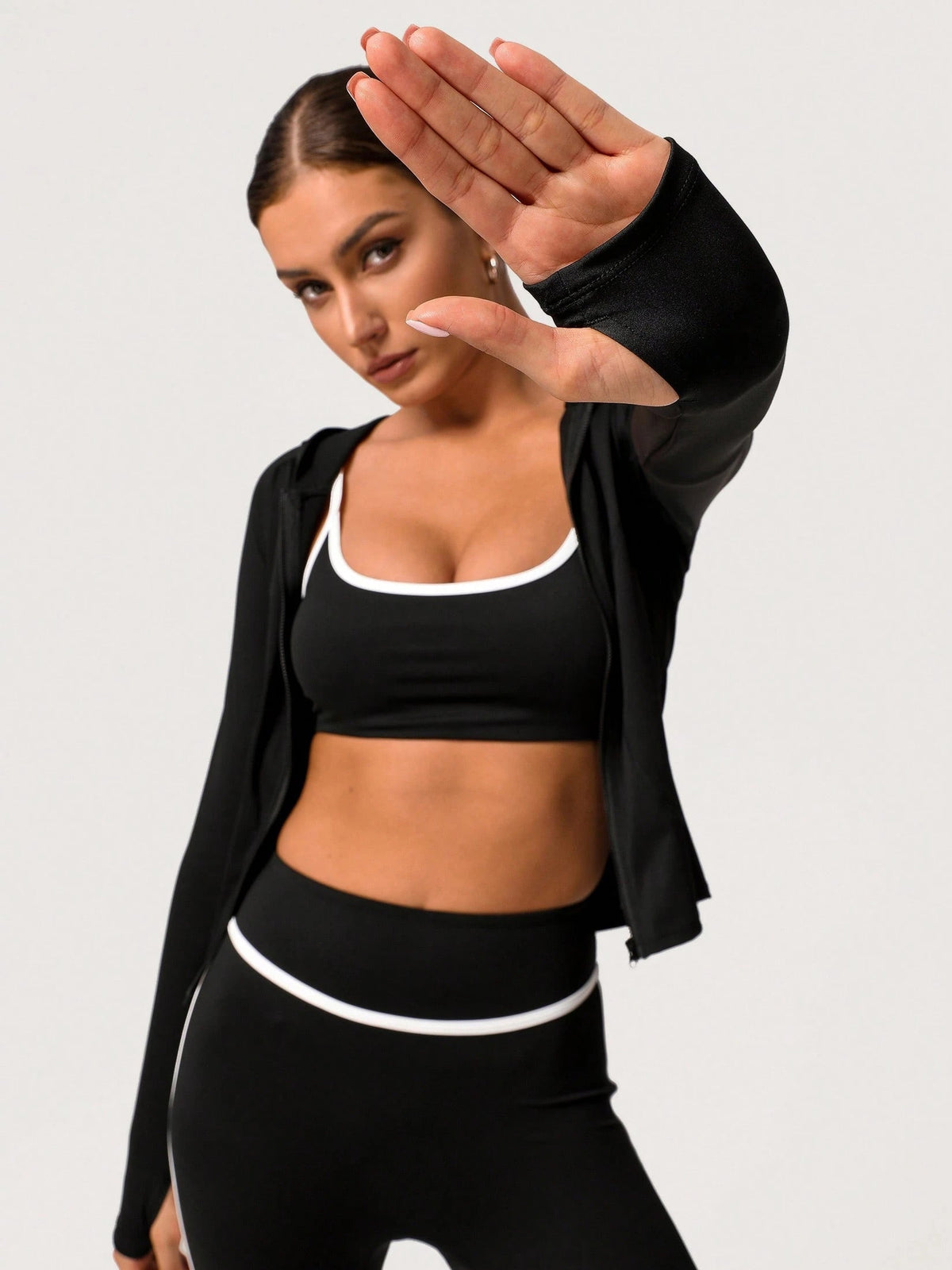 Contrast Trim Sports Set