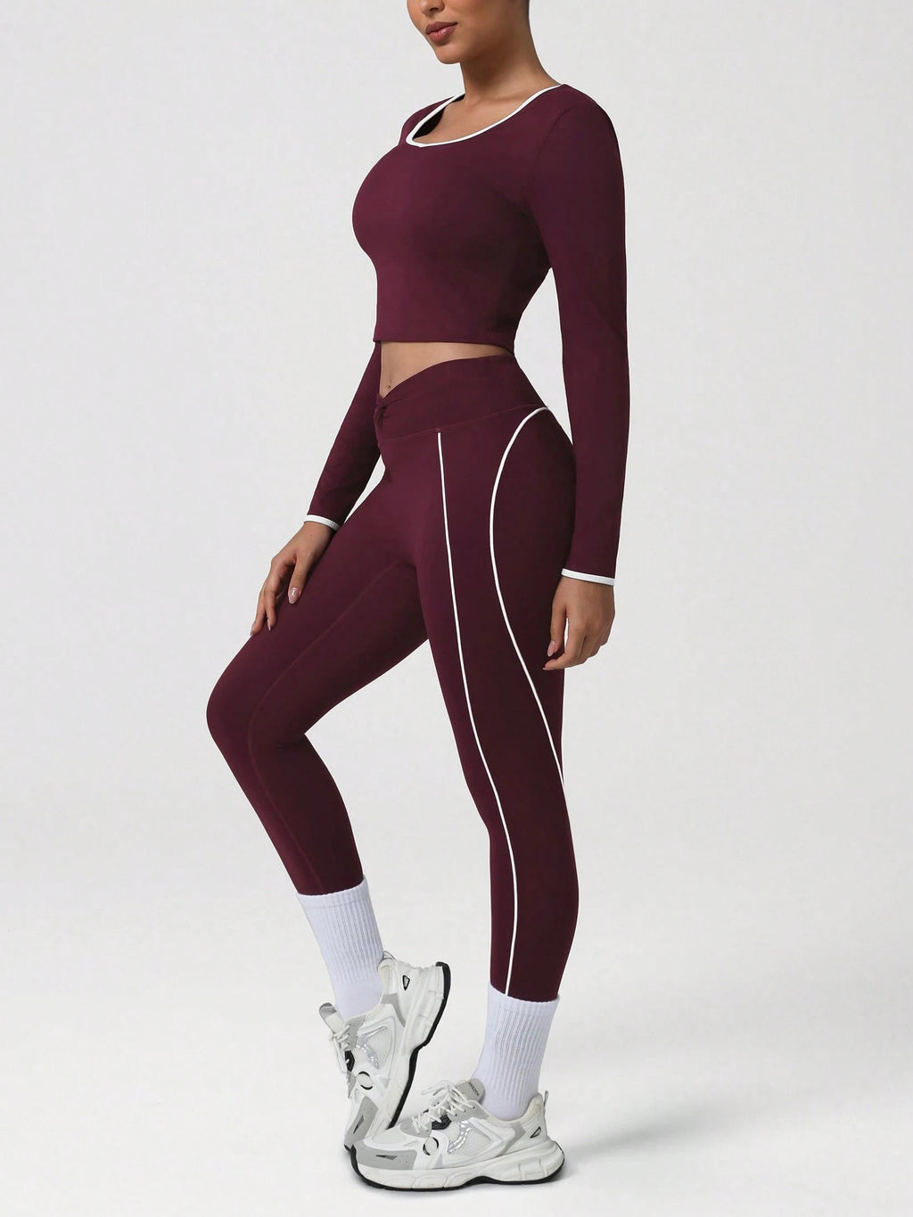 Contrast Trim Sports Set