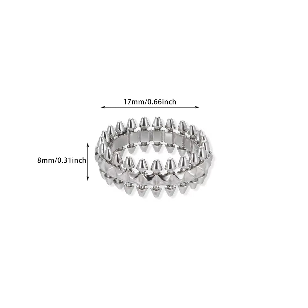 Studded Bullet Ring