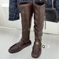 Leather Loafer Boots