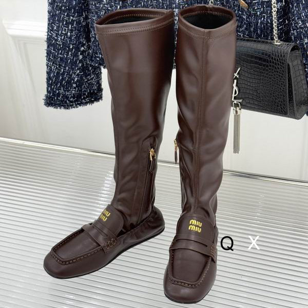 Leather Loafer Boots
