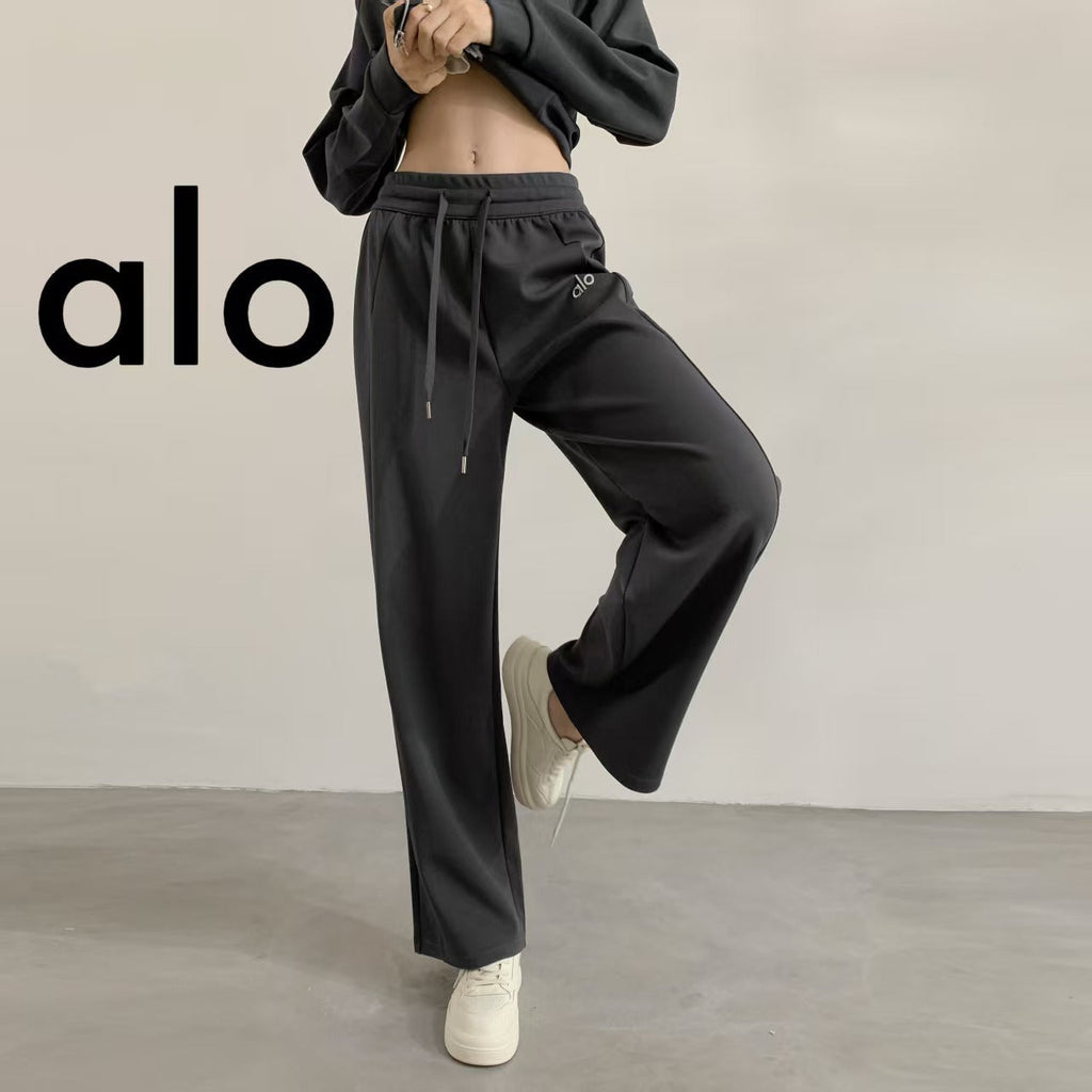 Pantalones deportivos de pierna ancha
