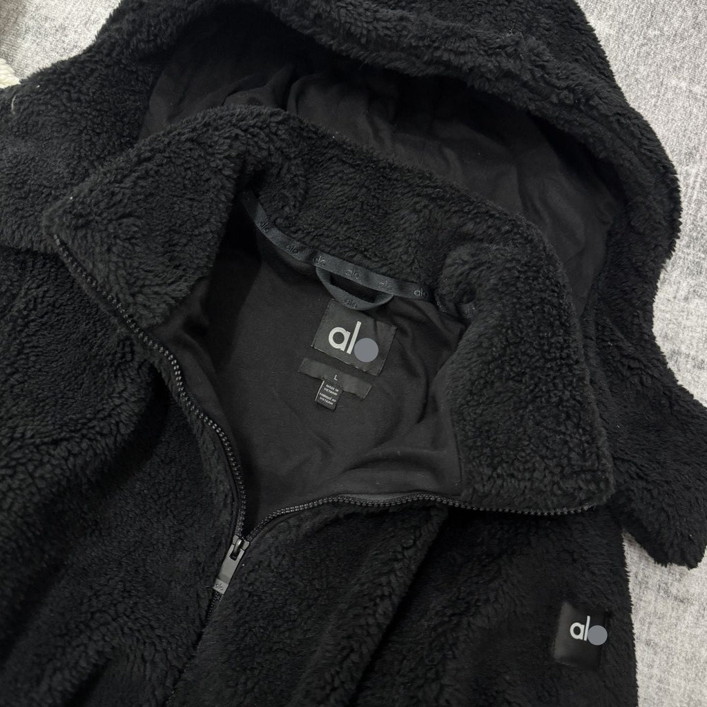 Sudadera con capucha de forro polar afelpado