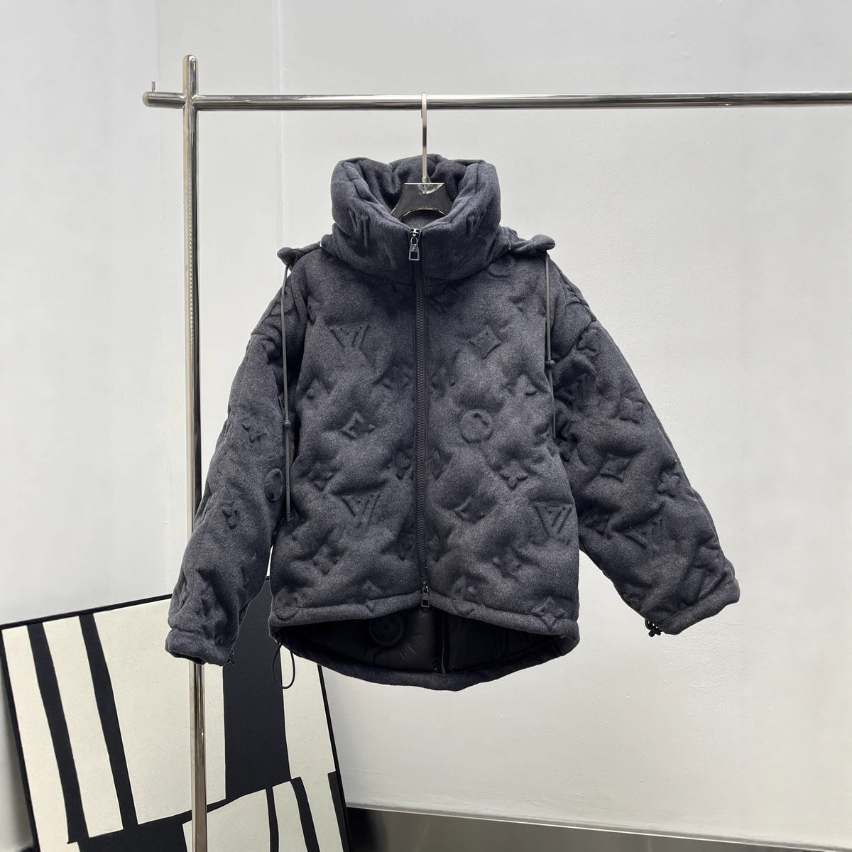 Chaqueta acolchada texturizada unisex
