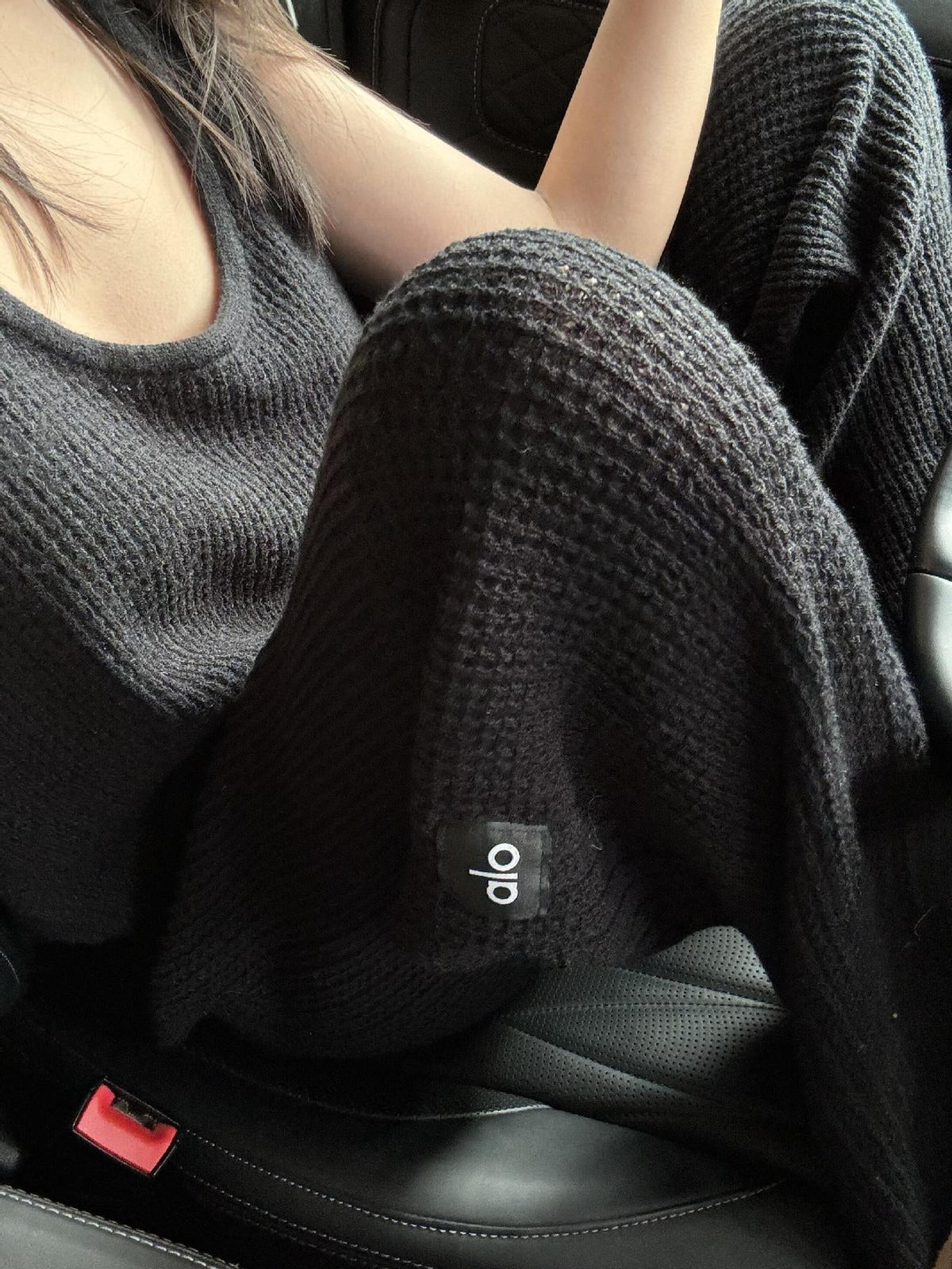 Pantalones de estar por casa de punto gofre