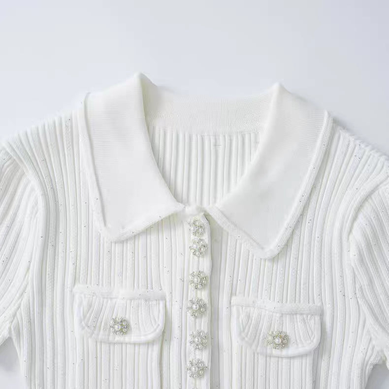 Ribbed Knit Mini Dress - Avenor