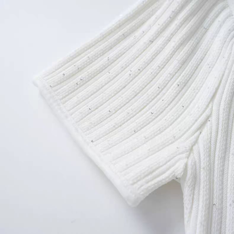 Ribbed Knit Mini Dress - Avenor