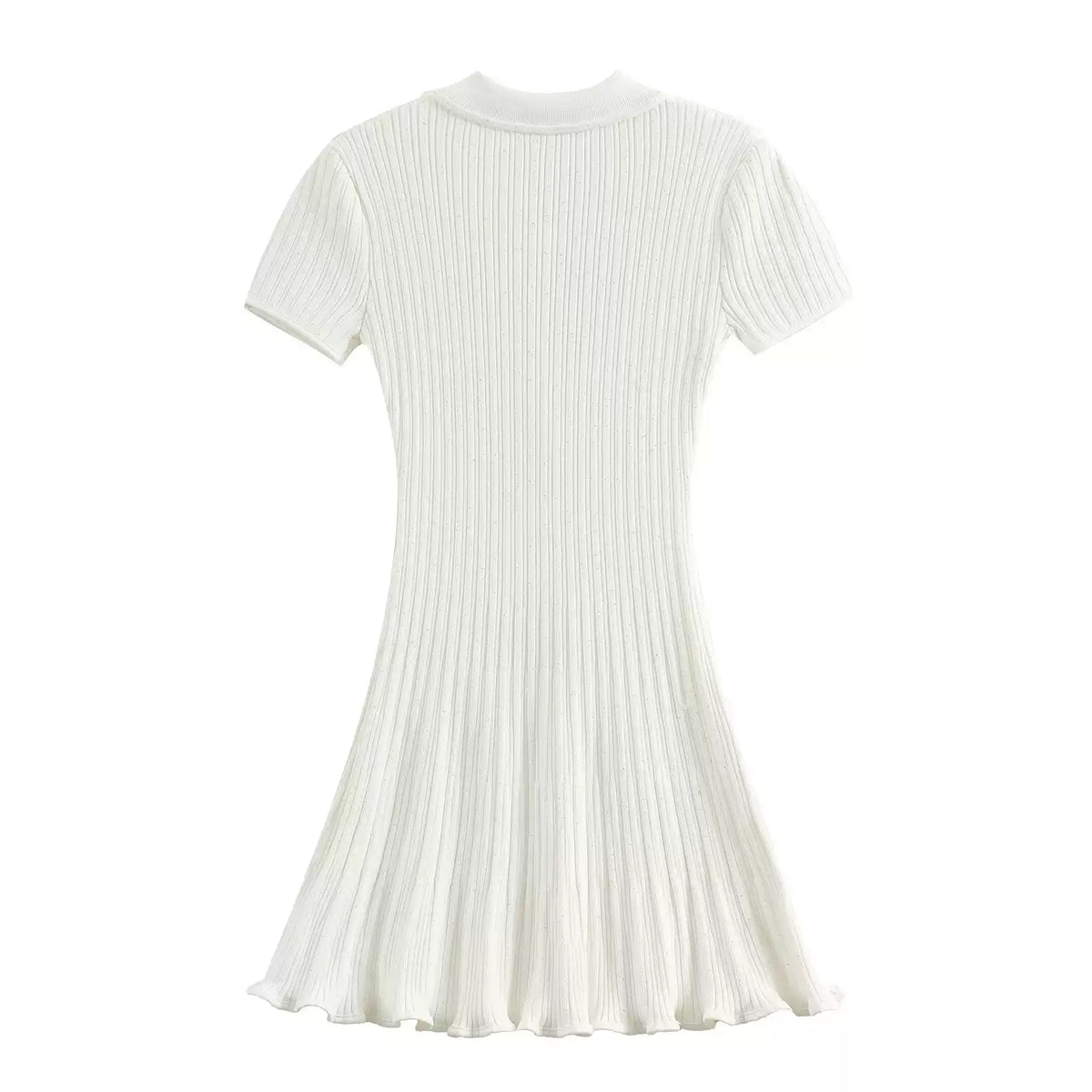 Ribbed Knit Mini Dress - Avenor