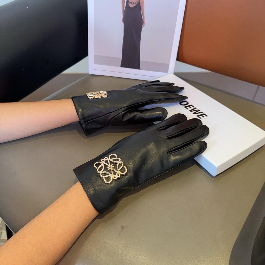 Guantes de piel de oveja de alta calidad