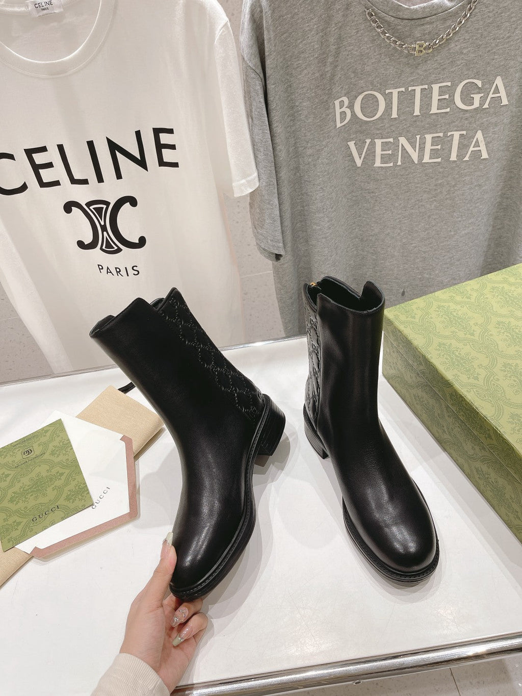 Botines Chelsea de mujer con cremallera – Piel de becerro