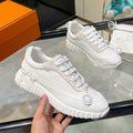 Zapatillas de cuero a rayas H