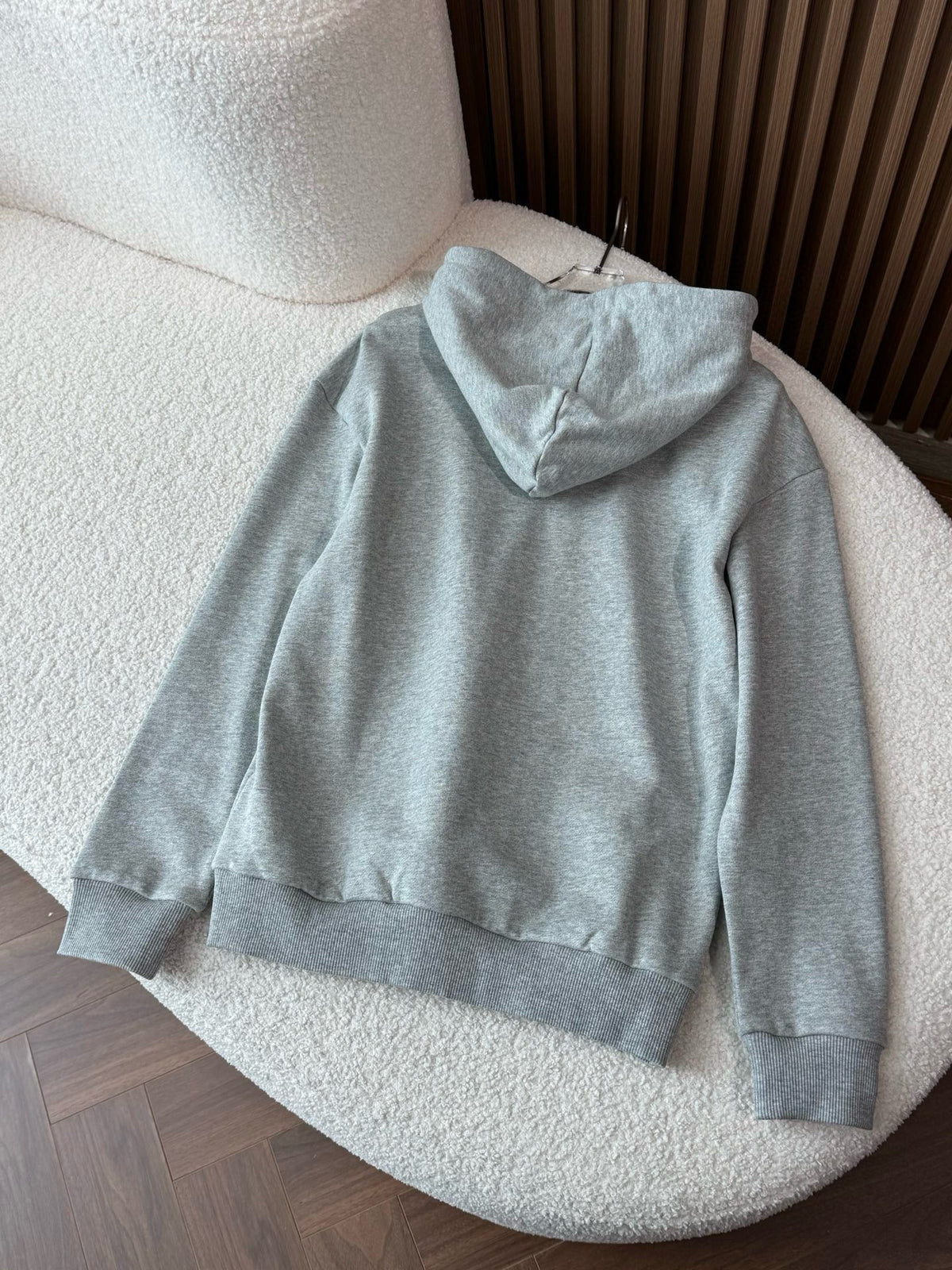 Gray Logo Hoodie
