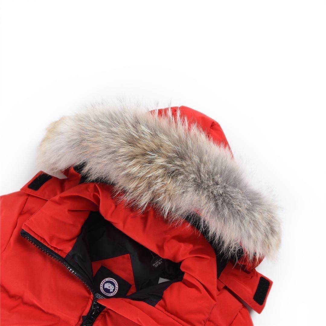 Parka larga de plumón