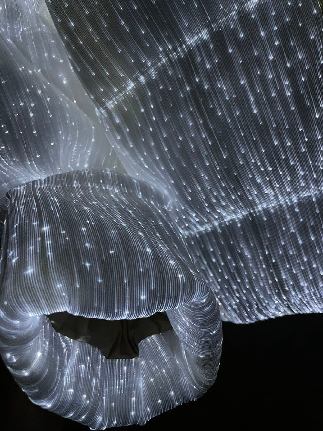 Chaqueta de plumón luminosa
