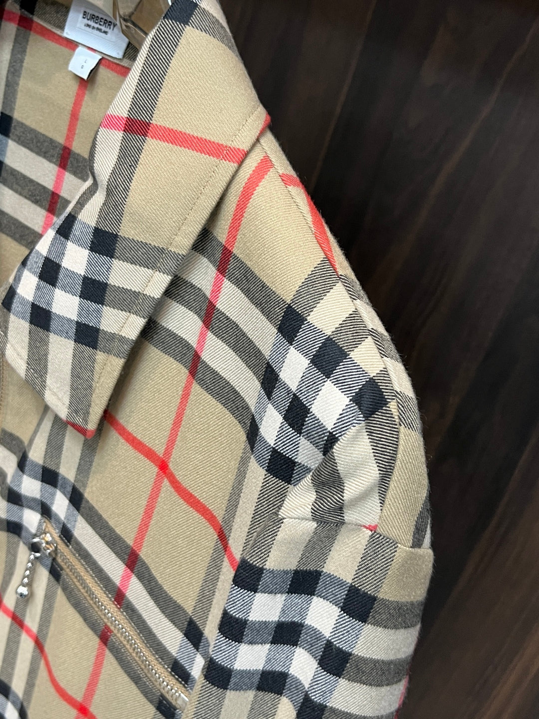 Chaqueta ligera de algodón con solapa