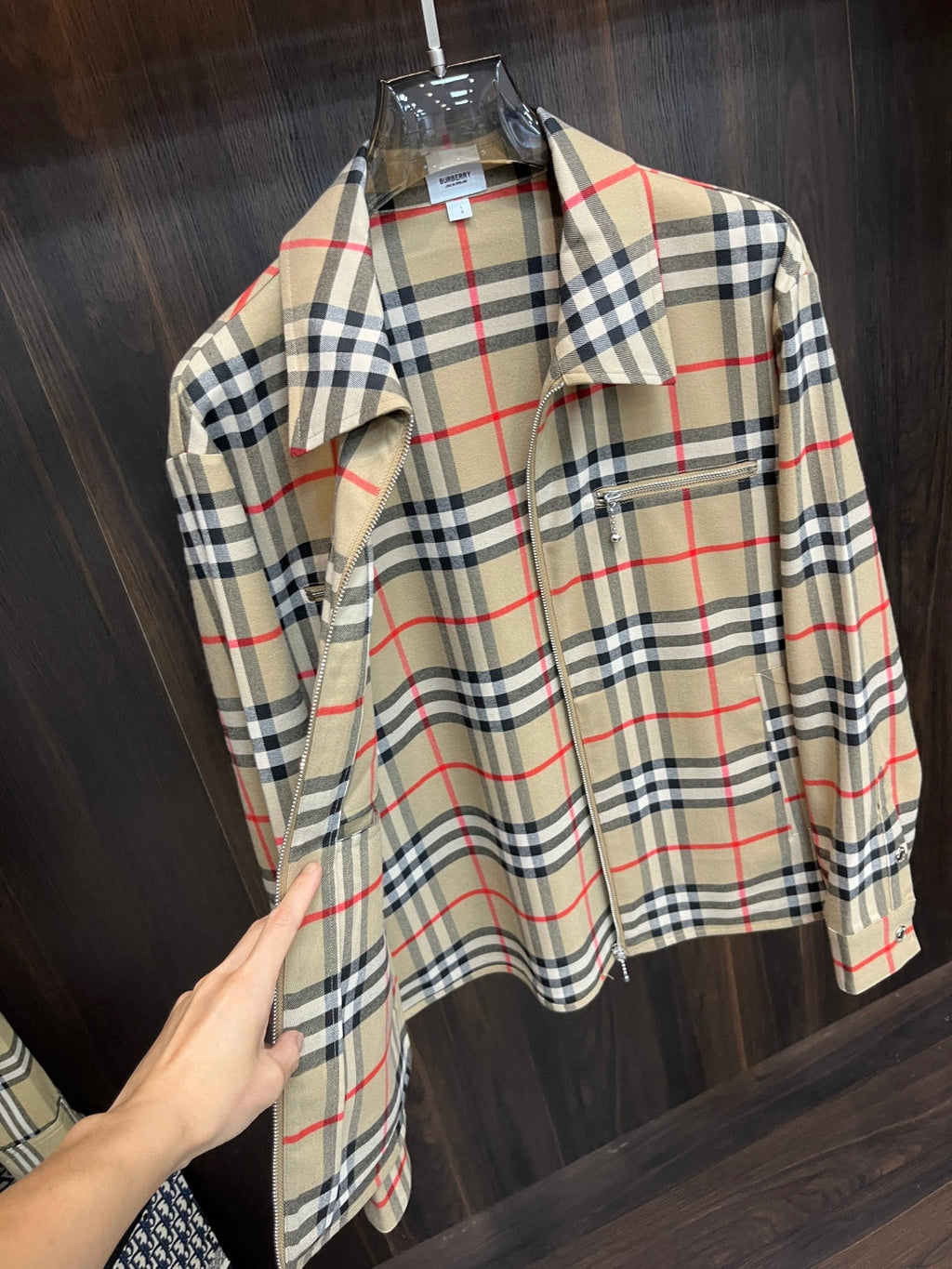 Chaqueta ligera de algodón con solapa