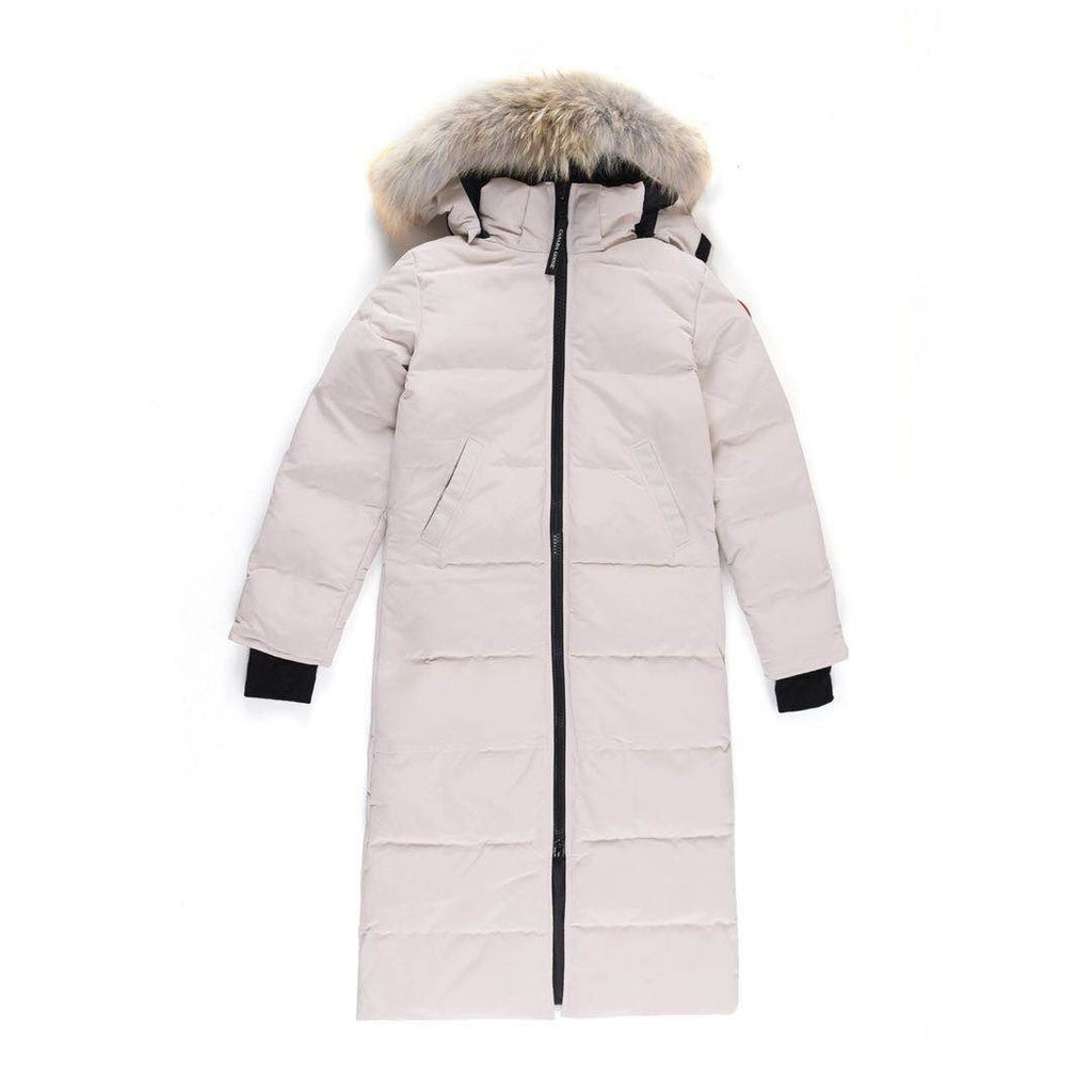 Parka larga de plumón