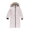Parka larga de plumón