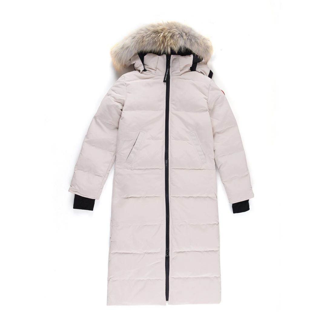 Parka larga de plumón
