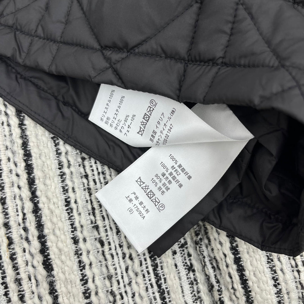 Chaqueta de plumas acolchada con rombos