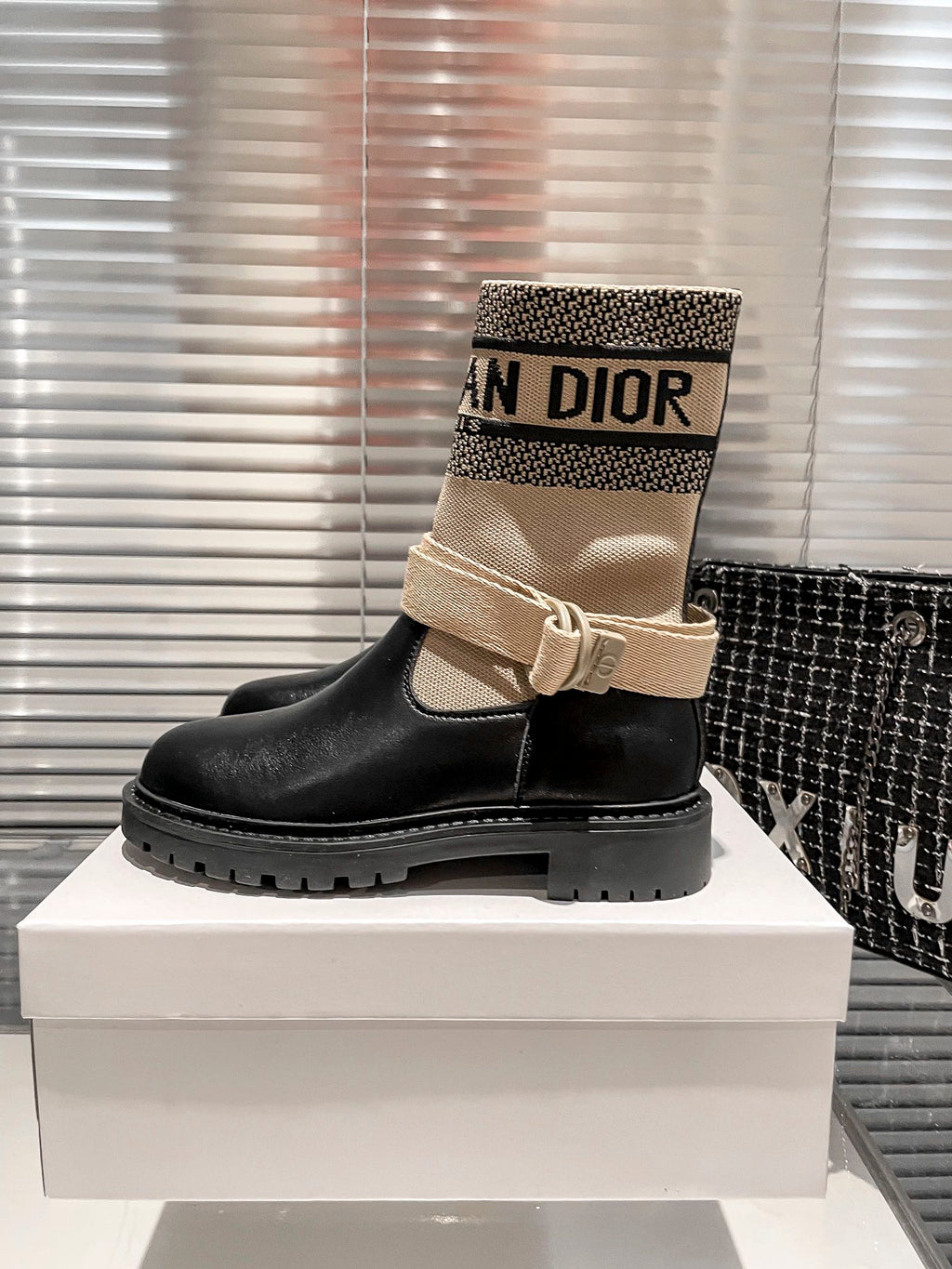 Botas Martin de punto para mujer