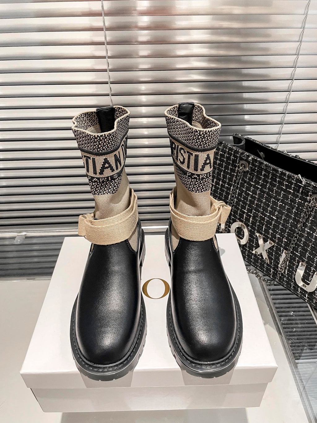 Botas Martin de punto para mujer