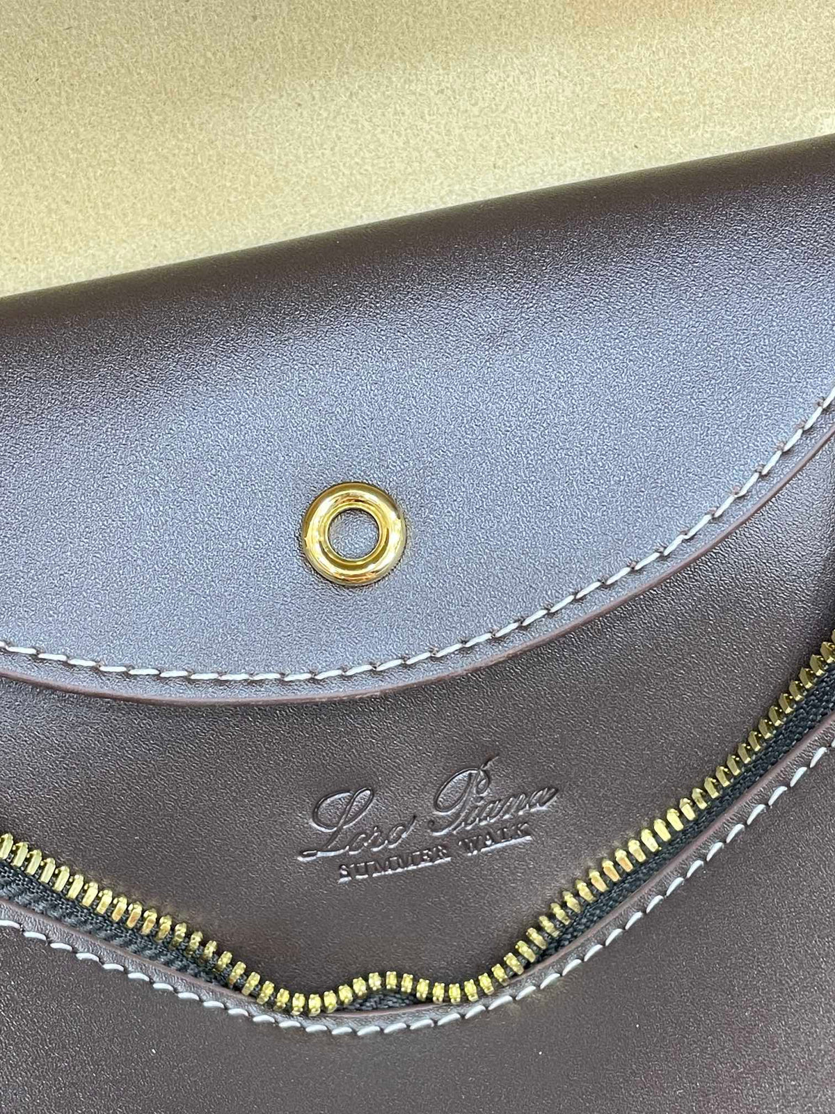 Bolso de cuero Saddle Loro