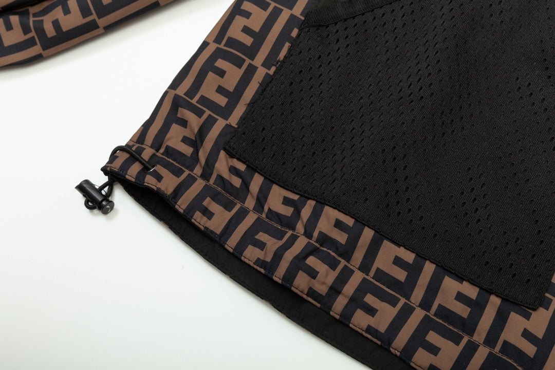 Chaqueta reversible de patchwork