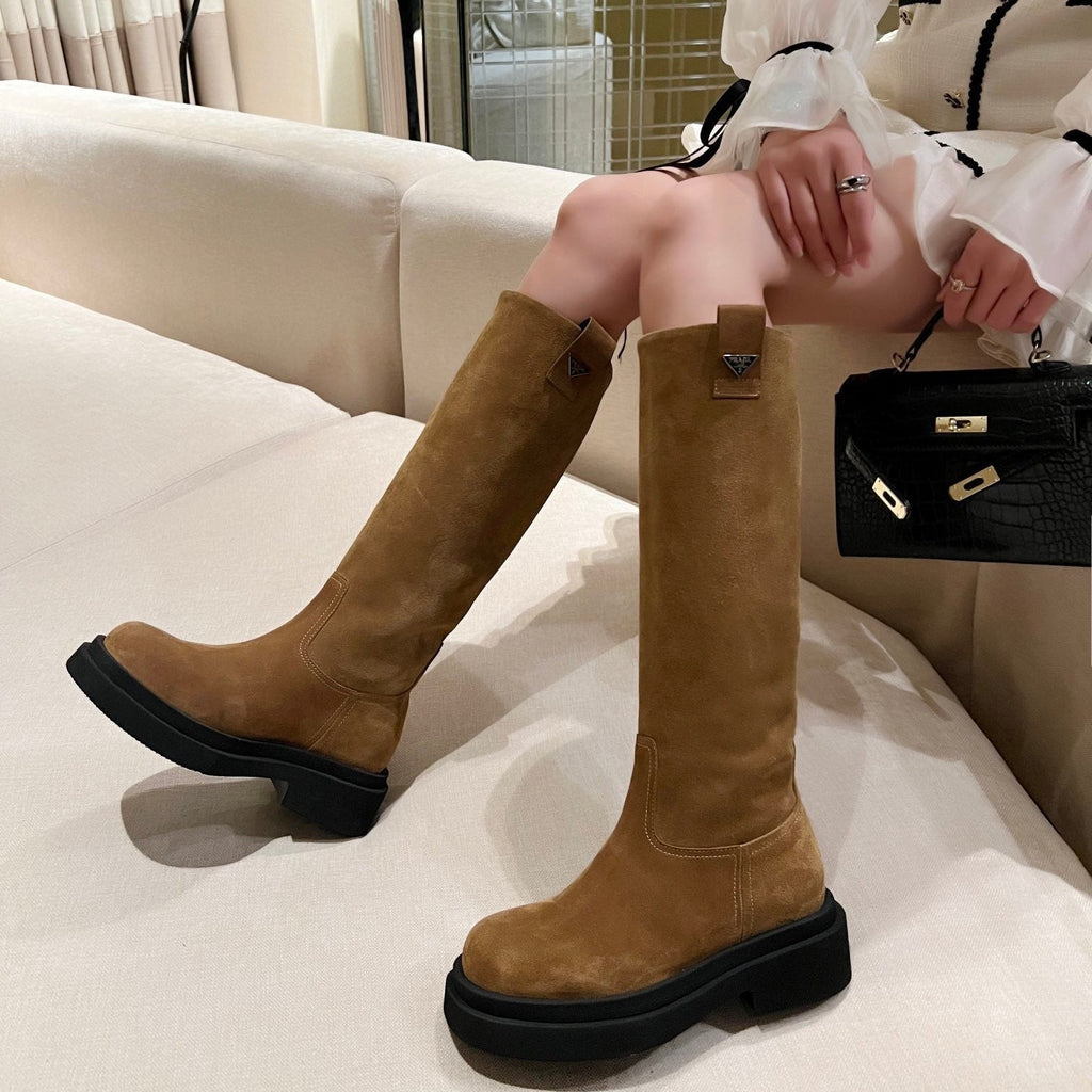 Botas sin cordones para mujer
