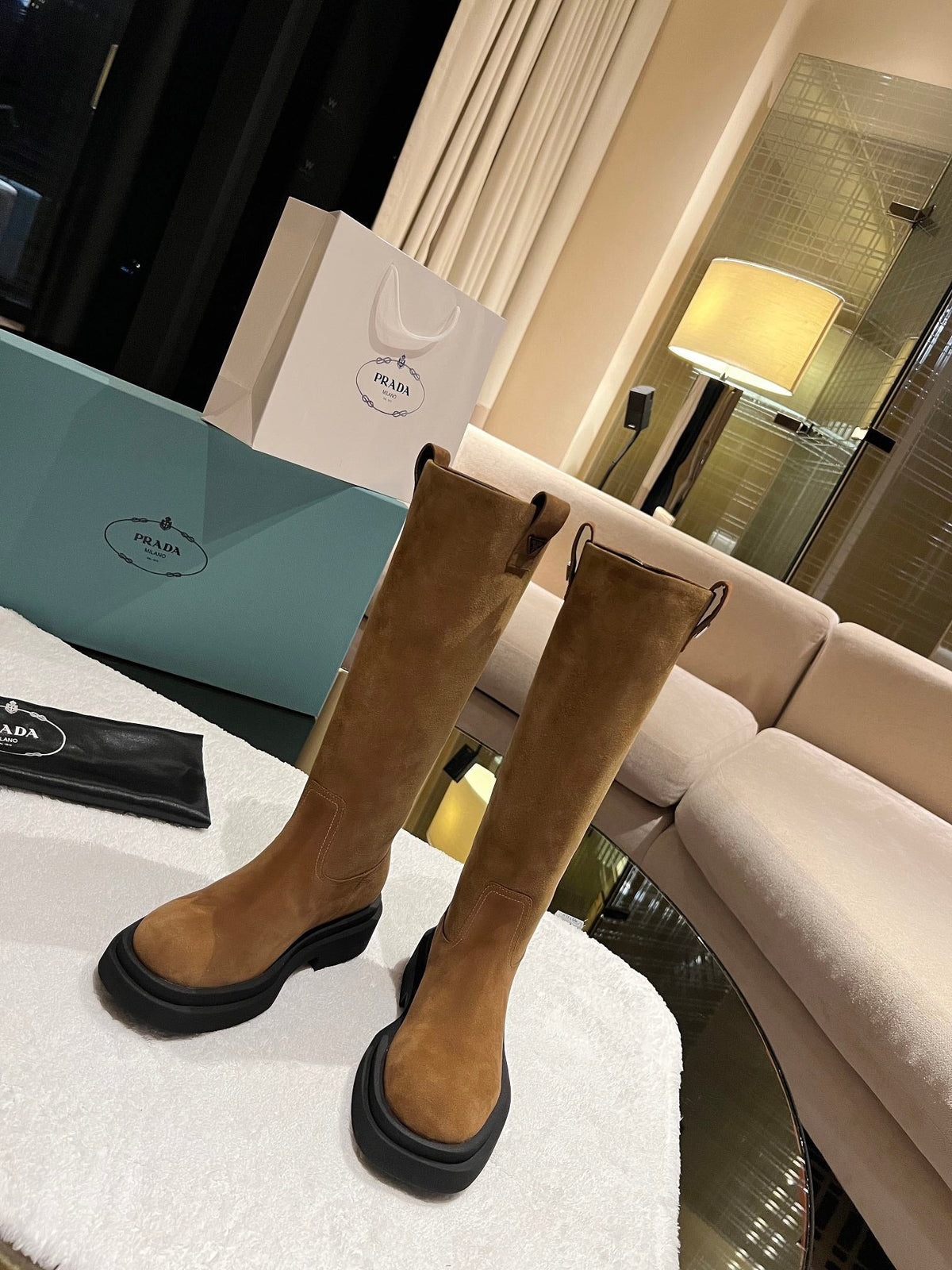 Botas sin cordones para mujer