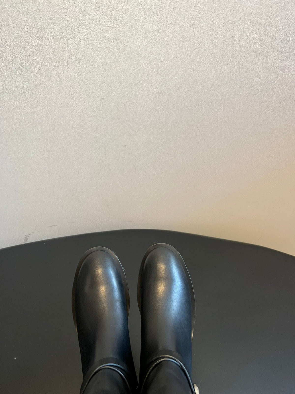 Botas de ante y piel de becerro para mujer con hebilla