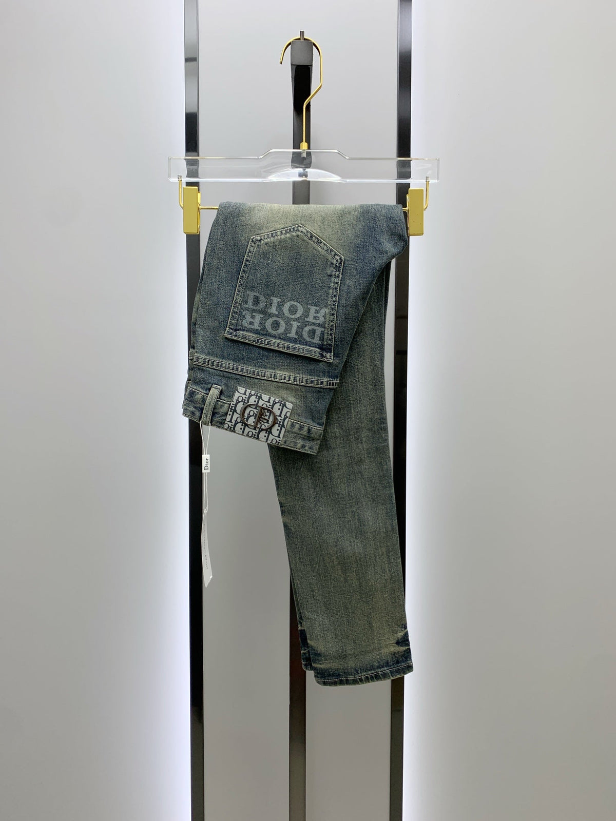 Pantalones vaqueros de mezclilla vintage premium para hombre