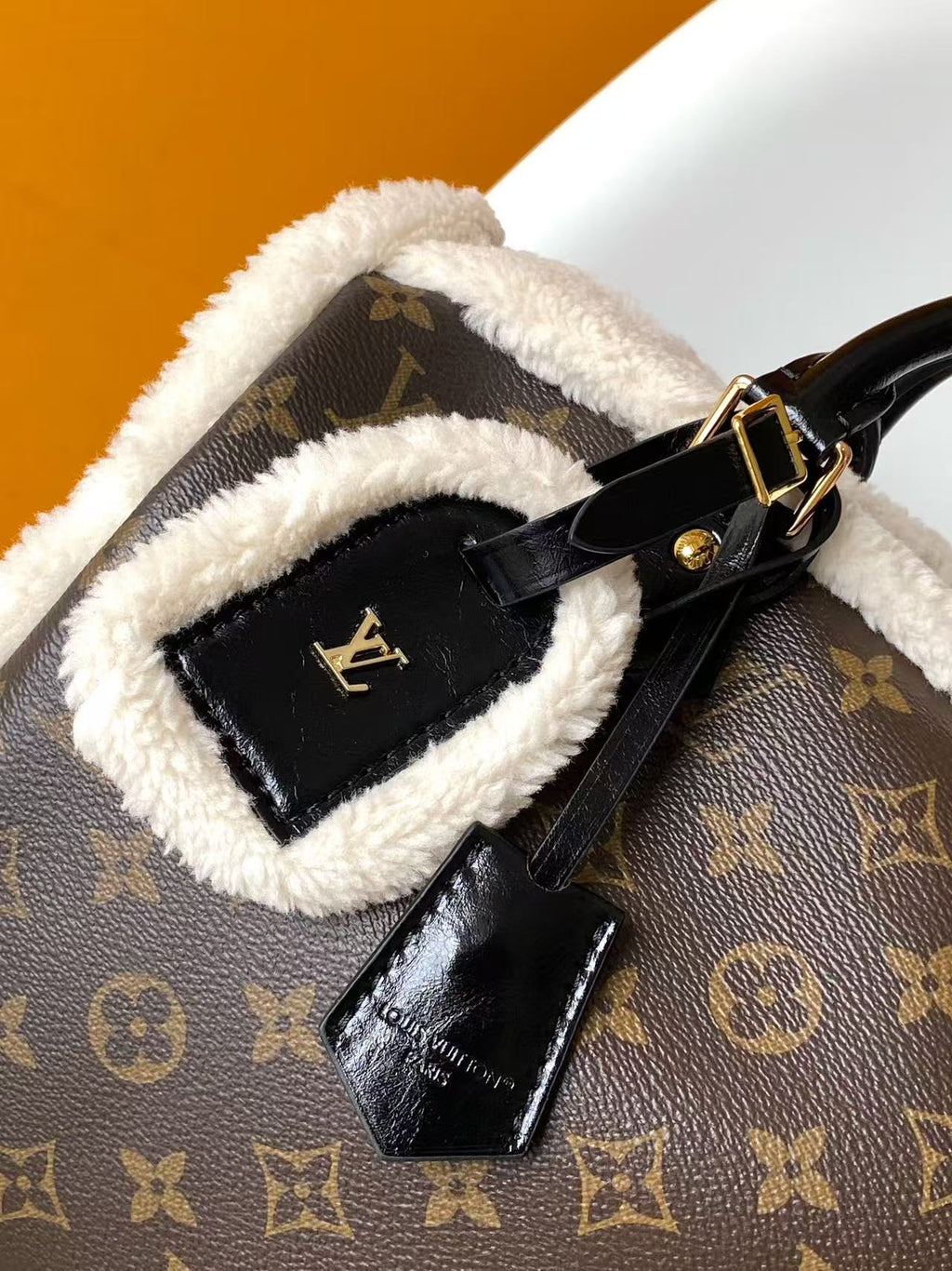 Leather Bag with Soft Trim