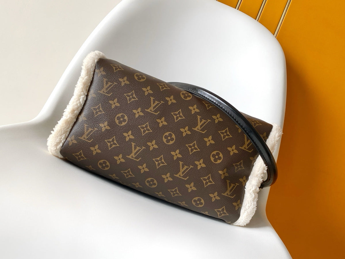 Leather Bag with Soft Trim