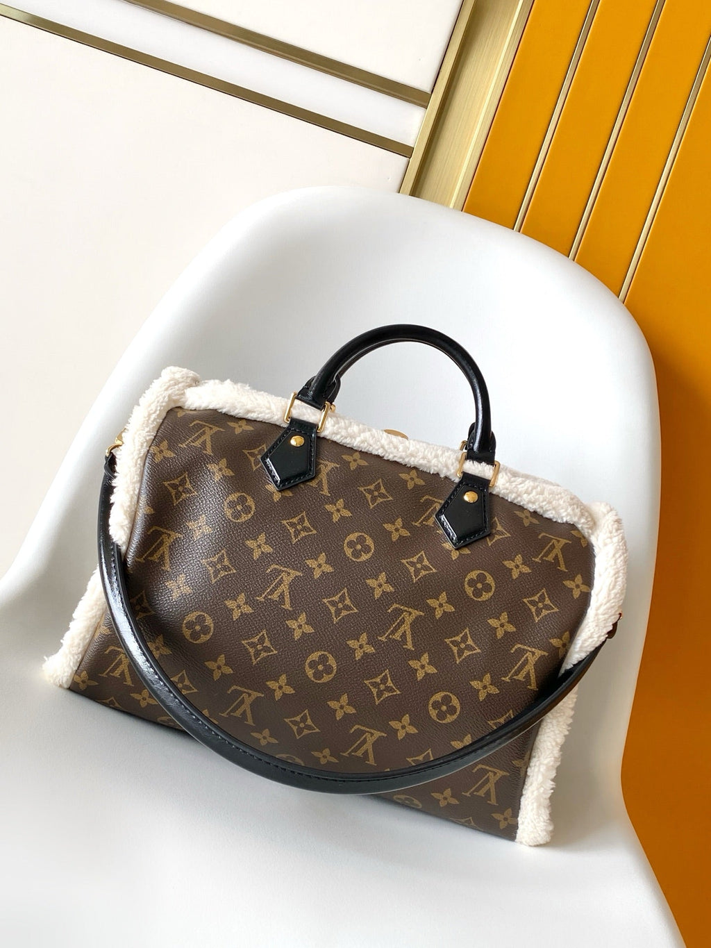 Leather Bag with Soft Trim