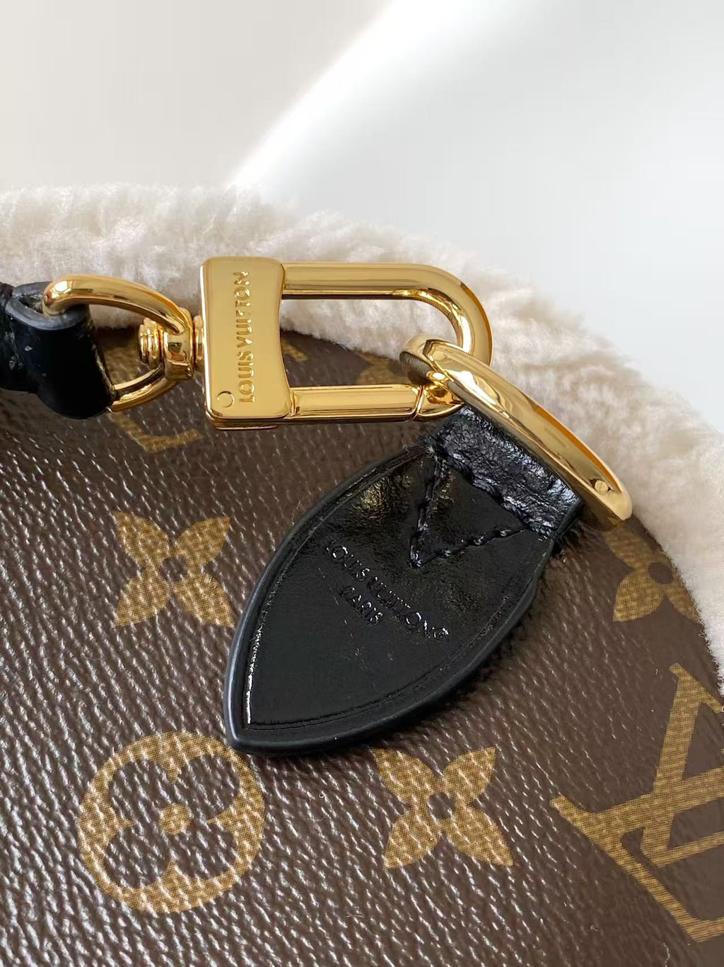 Leather Bag with Soft Trim