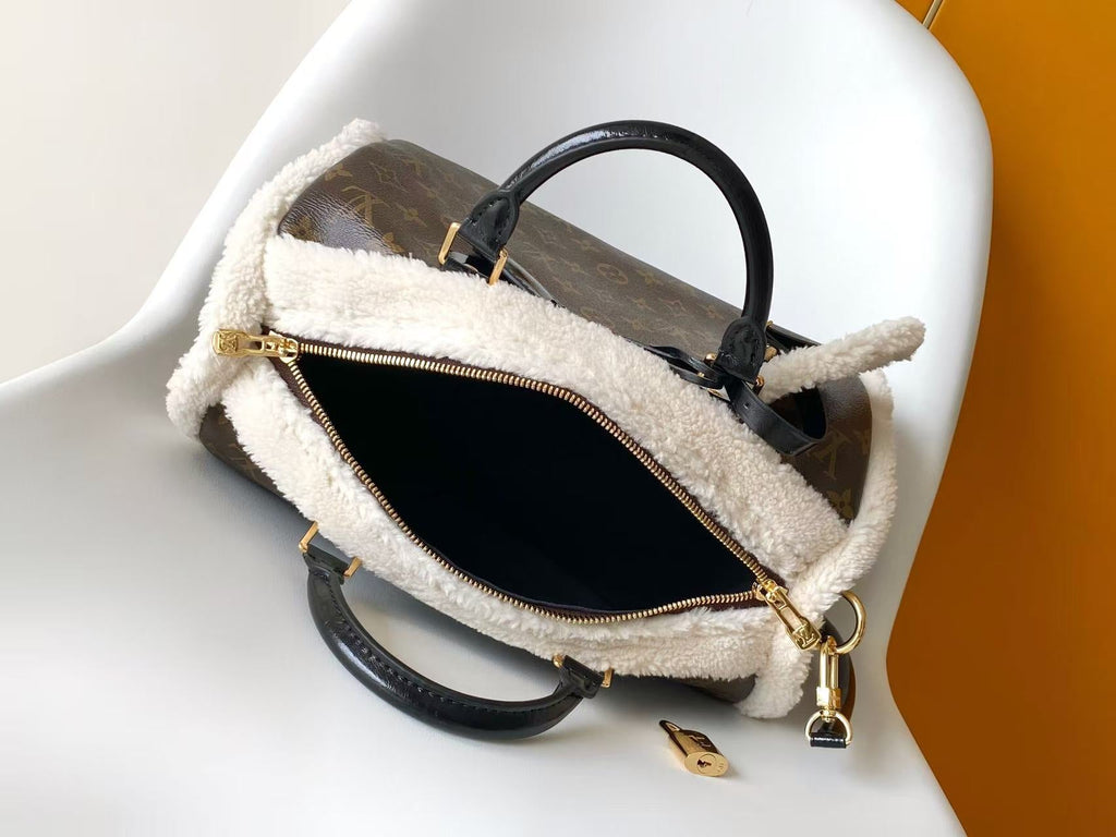 Leather Bag with Soft Trim