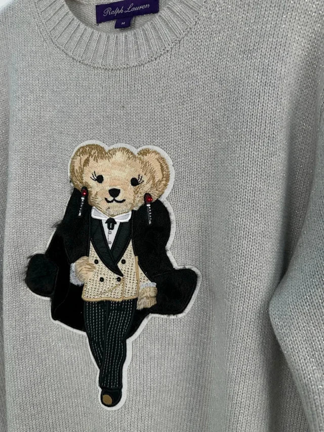 Suéter de punto Tuxedo Bear
