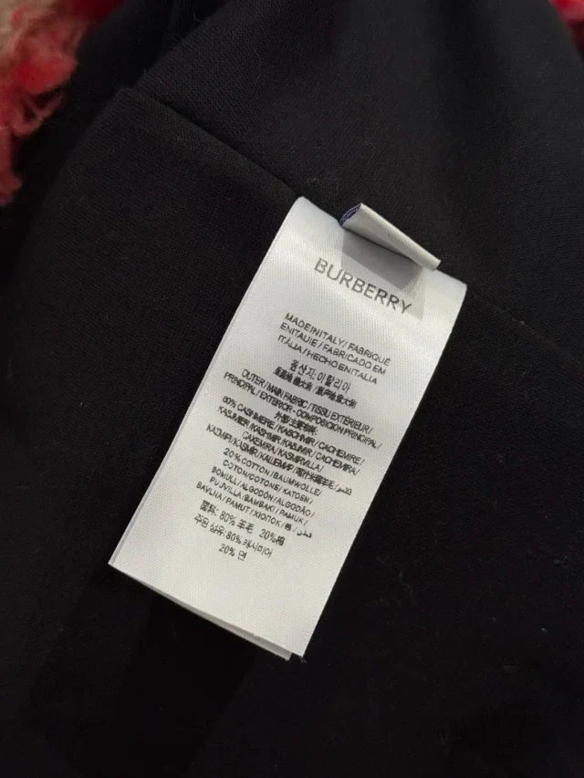 Chaqueta de piel de oveja a cuadros