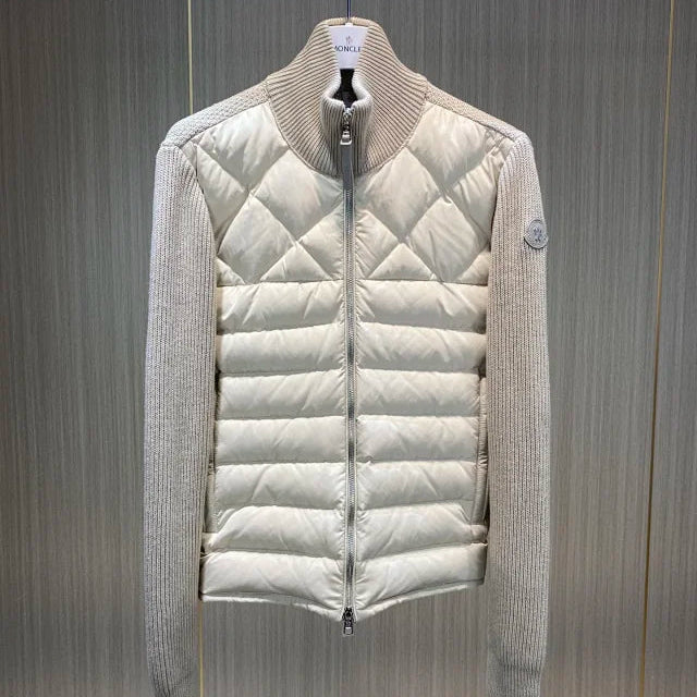 Chaqueta híbrida de plumón de punto
