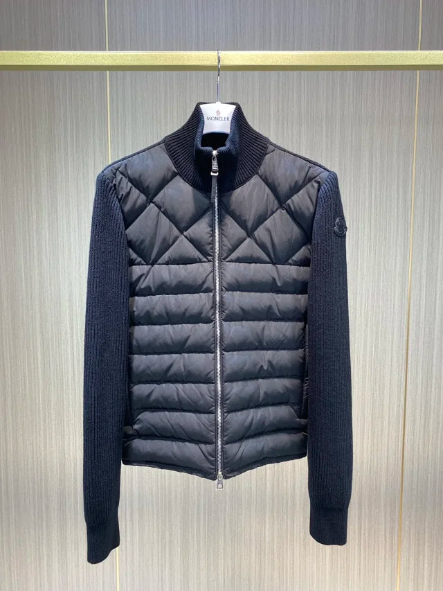 Chaqueta híbrida de plumón de punto