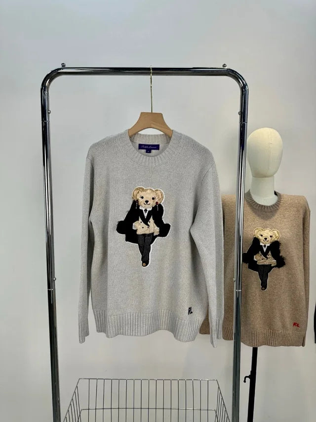 Suéter de punto Tuxedo Bear